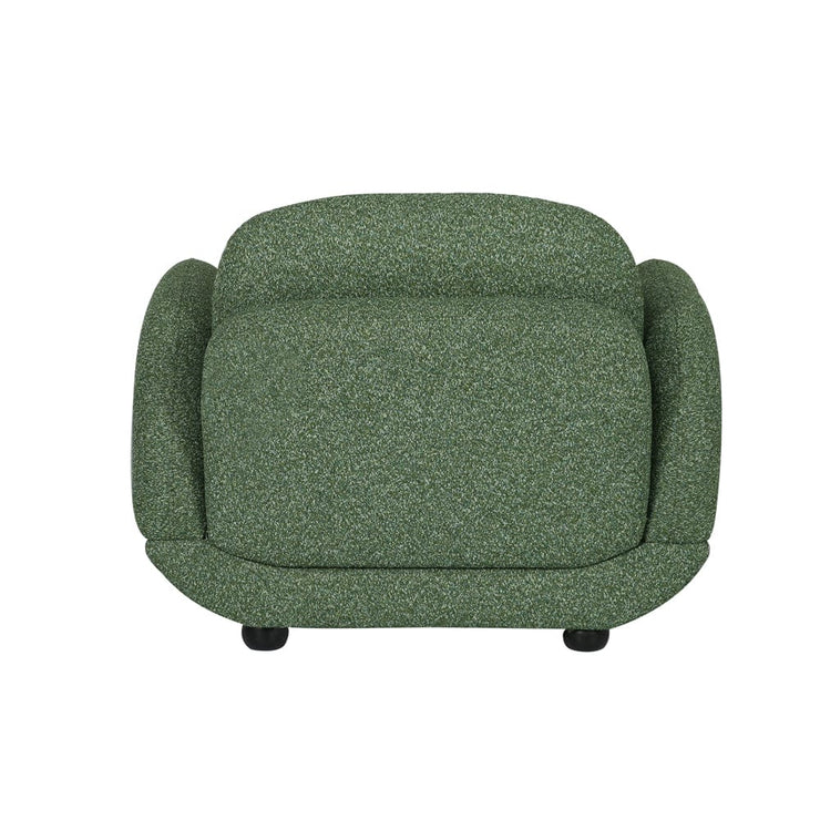 Luca Boucle 3+1 Sofa Set With Wooden Leg