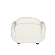 Luca Boucle 3+1 Sofa Set With Wooden Leg