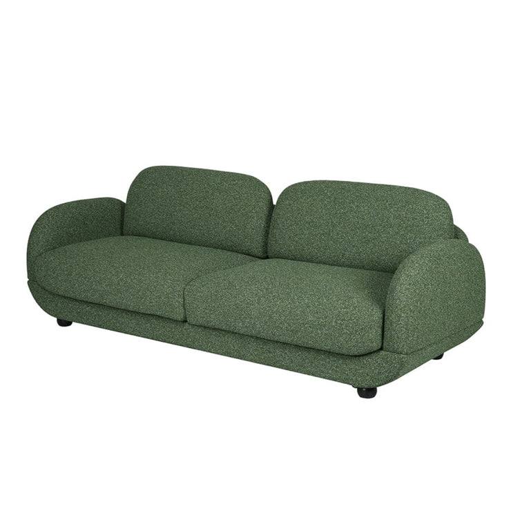Luca Boucle 3+1 Sofa Set With Wooden Leg