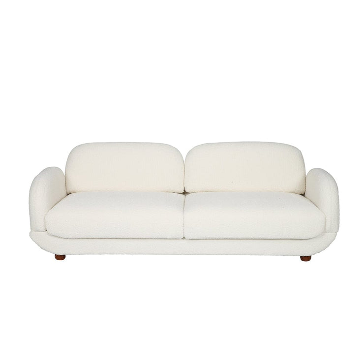 Luca Boucle 3+1 Sofa Set With Wooden Leg