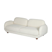 Luca Boucle 3+1 Sofa Set With Wooden Leg