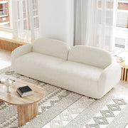 Luca Boucle 3+1 Sofa Set With Wooden Leg