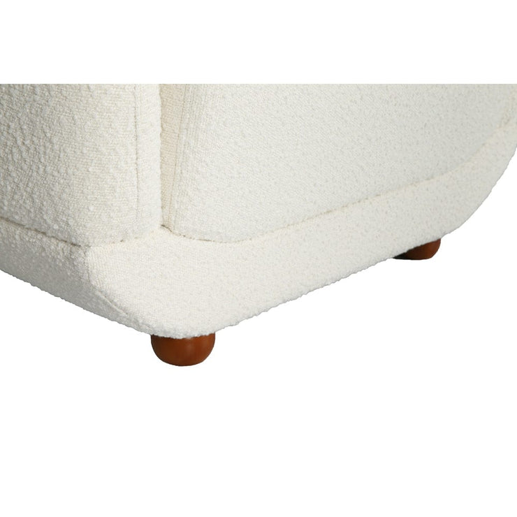 Luca Boucle 3+1 Sofa Set With Wooden Leg