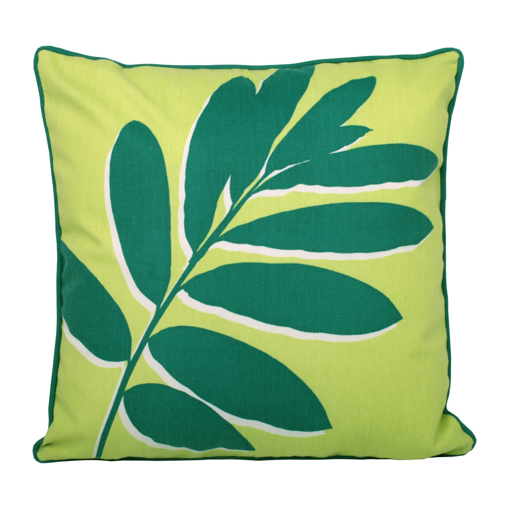 Ashcraft Outdoor/Indoor Leaf Print Cushion