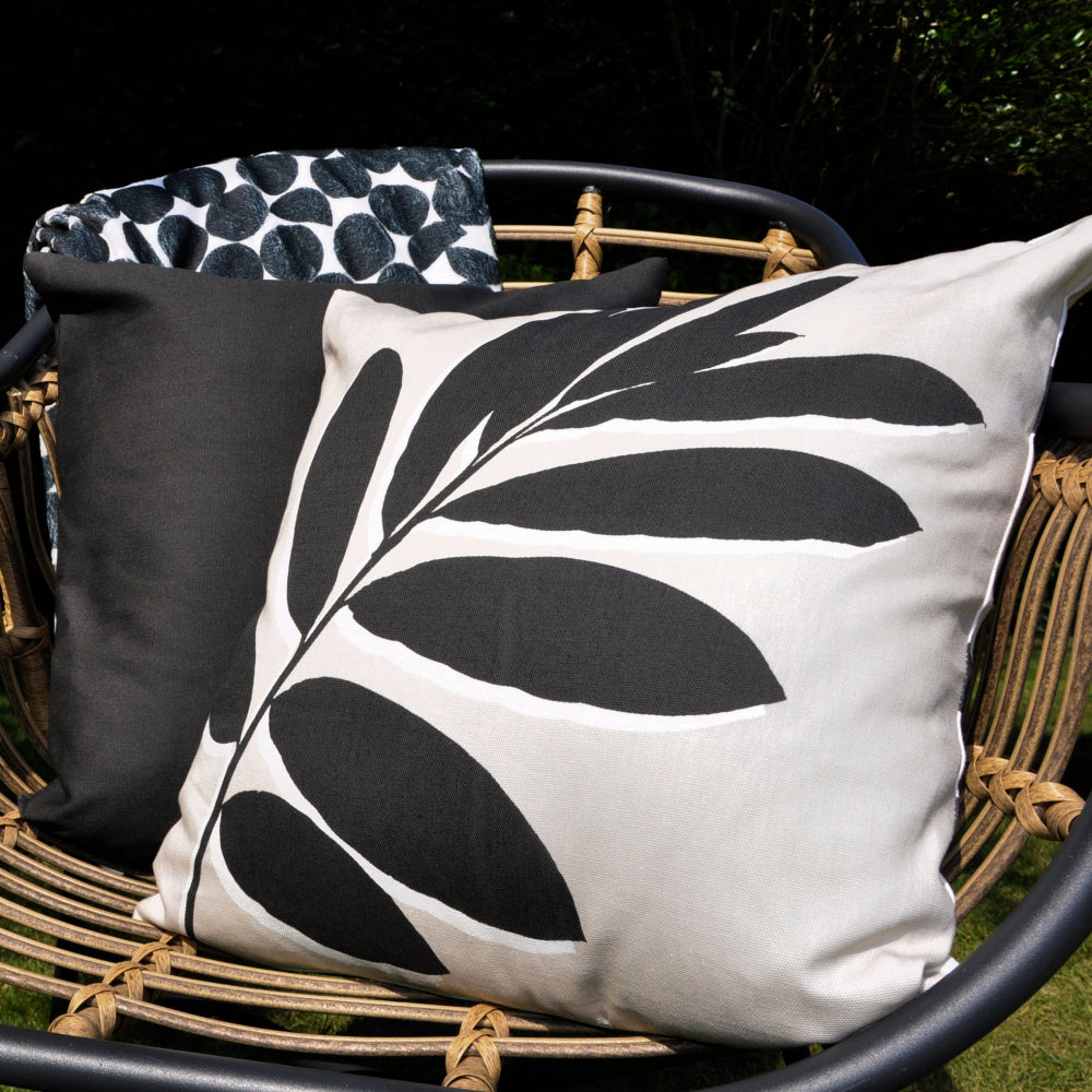 Ashcraft Outdoor/Indoor Leaf Print Cushion