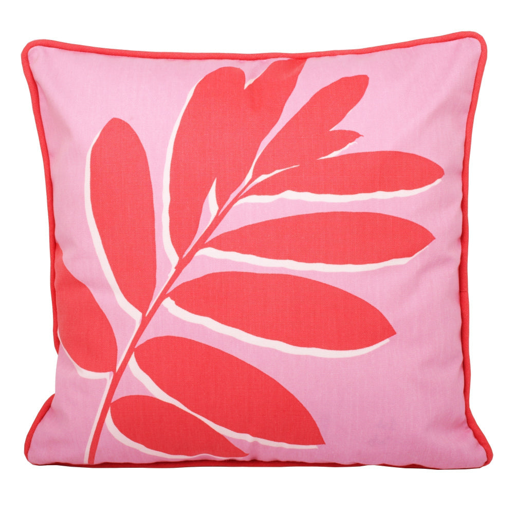 Ashcraft Outdoor/Indoor Leaf Print Cushion