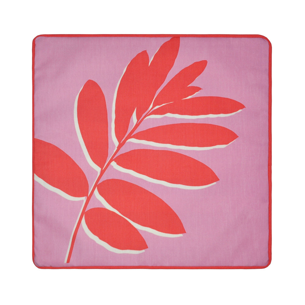 Ashcraft Outdoor/Indoor Leaf Print Cushion