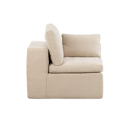 Marshmuff 3 Seater Resting Corner Sofa Set in Beige