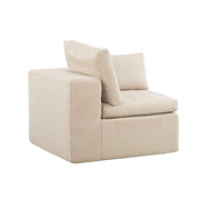 Marshmuff 3 Seater Resting Corner Sofa Set in Beige