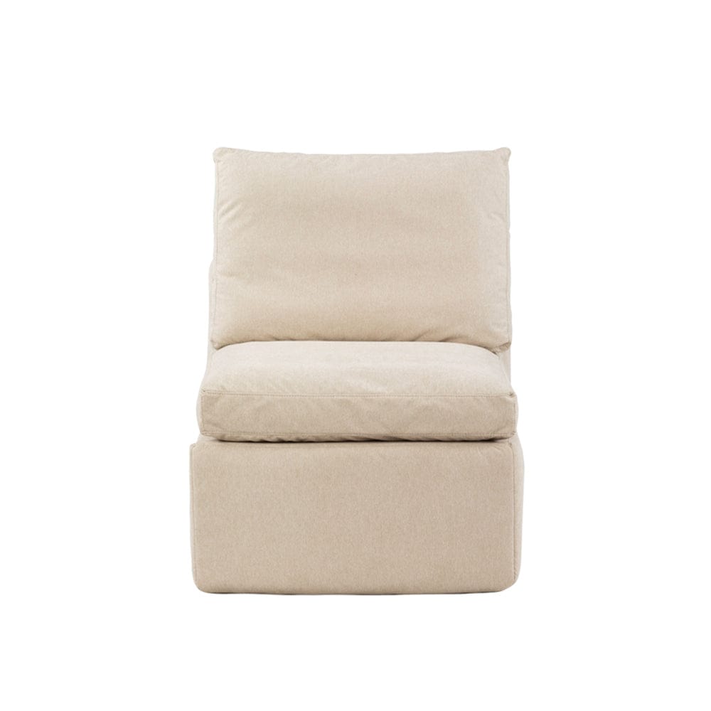 Marshmuff 3 Seater Resting Corner Sofa Set in Beige