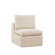 Marshmuff 3 Seater Resting Corner Sofa Set in Beige