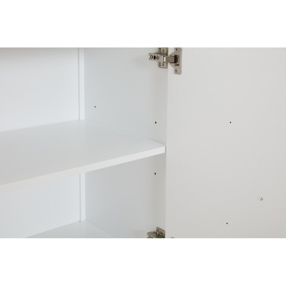 Mercury Ridged Extra Wide Sideboard, Matte White
