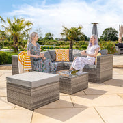 Monaco Ice Bucket 6 Seater Rattan Corner Sofa Set