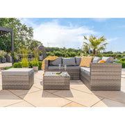 Monaco Ice Bucket 6 Seater Rattan Corner Sofa Set