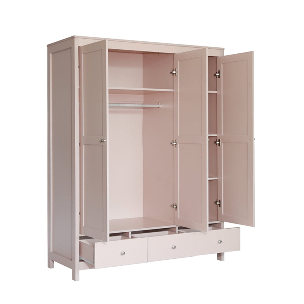 Neo 3 Pieces Bedroom Wardrobe Set With Chest And Bedside