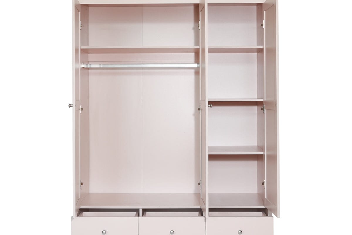 Neo 3 Pieces Bedroom Wardrobe Set With Chest And Bedside