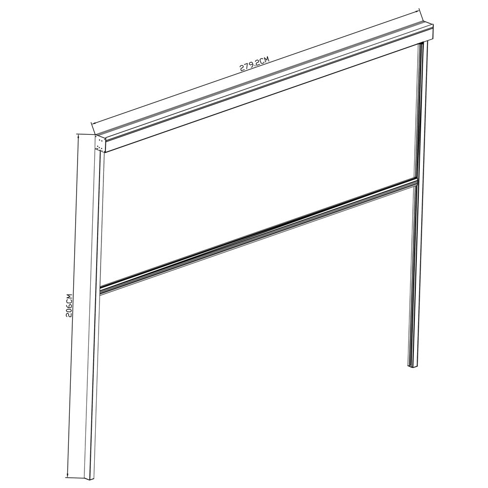 Berlin Manual Side Blind 3m/4m in Grey——– Blinds Only