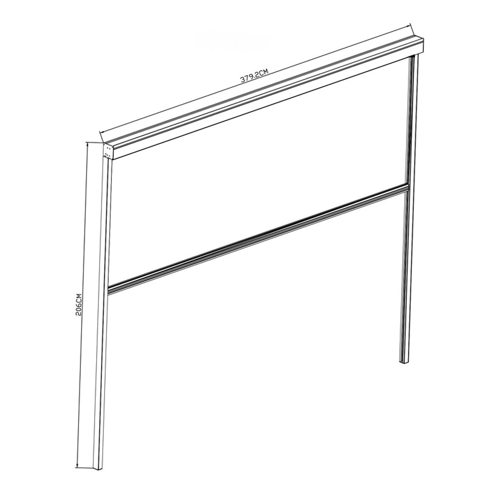 Berlin Manual Side Blind 3m/4m in Grey——– Blinds Only