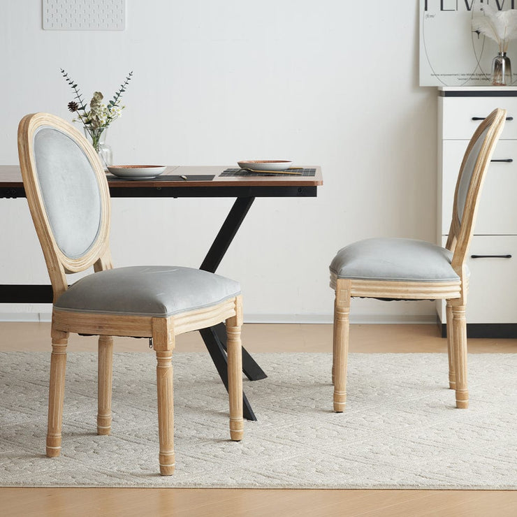 Set of 2 Oxford Classic Style Dining Chairs