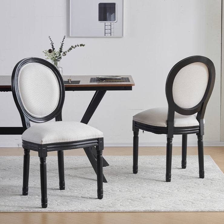 Set of 2 Oxford Classic Style Dining Chairs