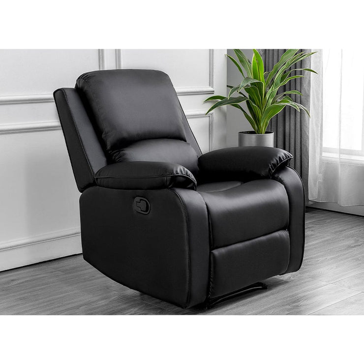 Palermo 3+1+1 Bonded Leather Manual Recliner Sofa Set