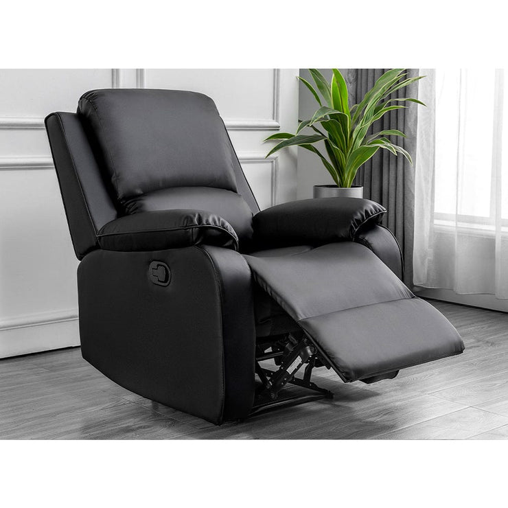 Palermo 3+1+1 Bonded Leather Manual Recliner Sofa Set