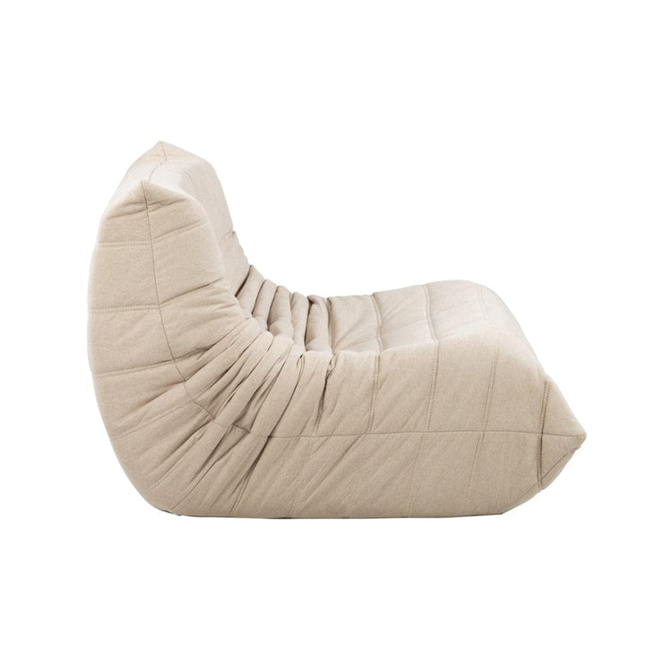 Ponyo Caterpillar Modular 5 Seater Sofa Set In Beige