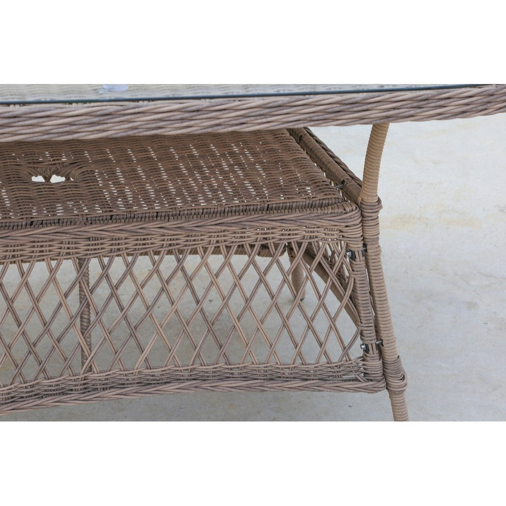 Provence Willow 6‑Seater Rattan Garden Dining Set with Oval Table and Furniture Cover