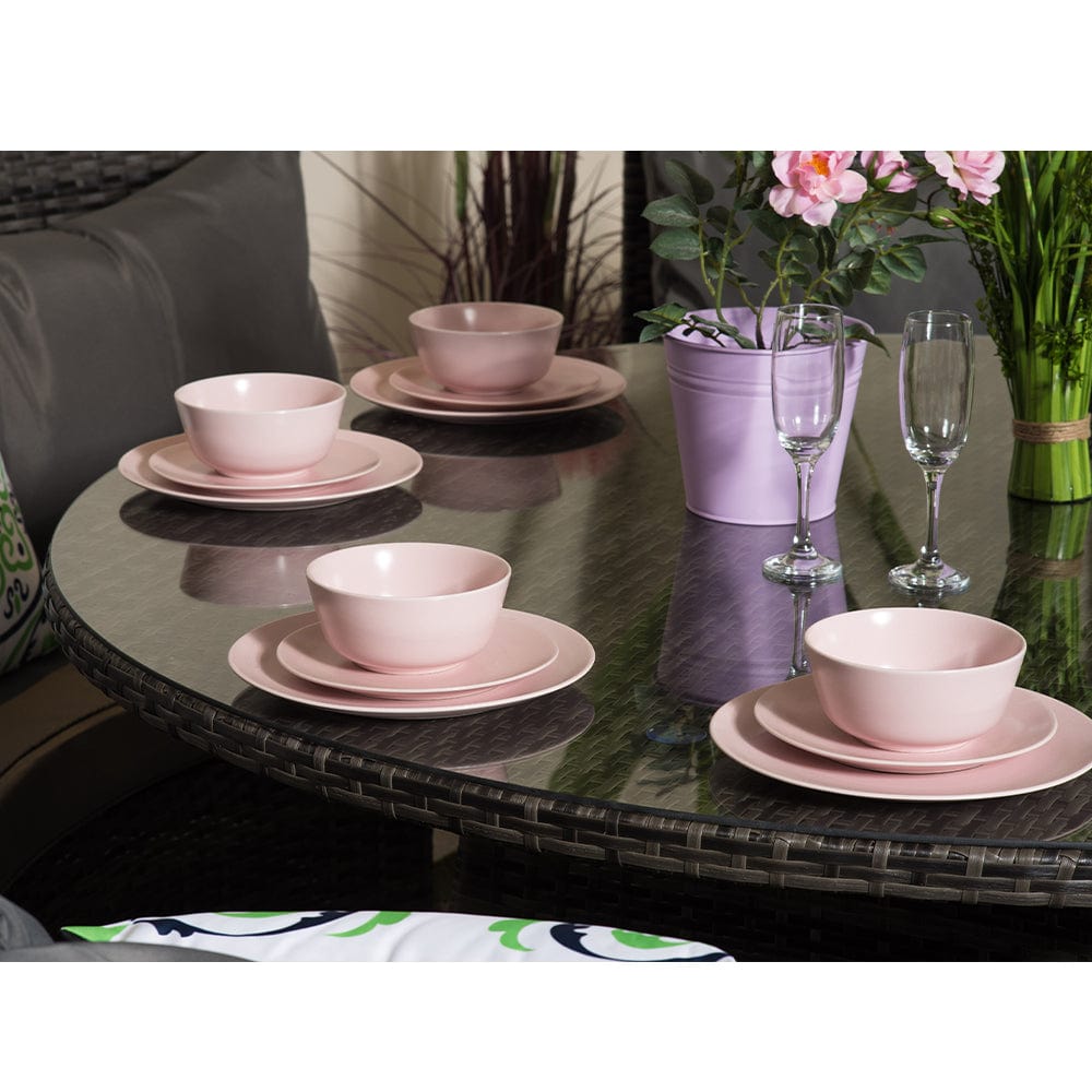 Rosen 8 Seater Round Rattan Garden Furniture Set