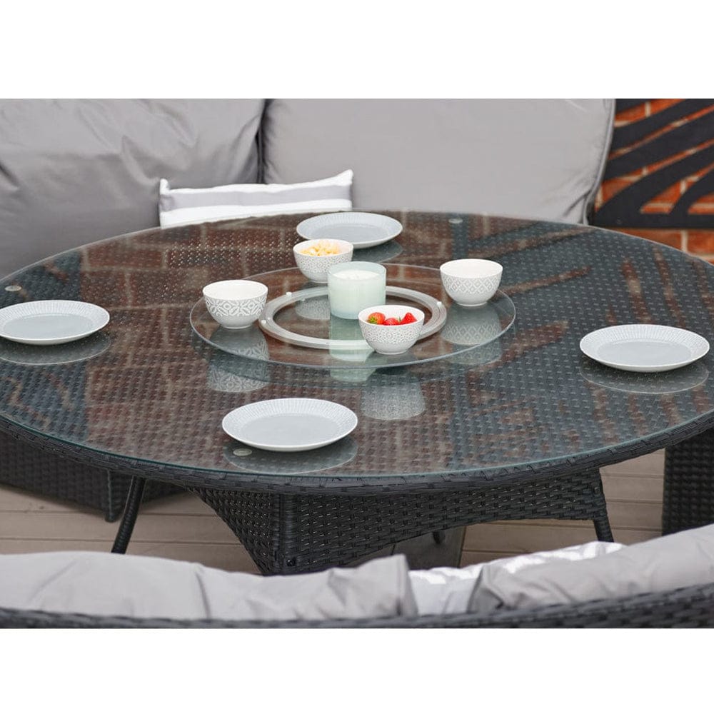 Rosen 8 Seater Round Rattan Garden Furniture Set
