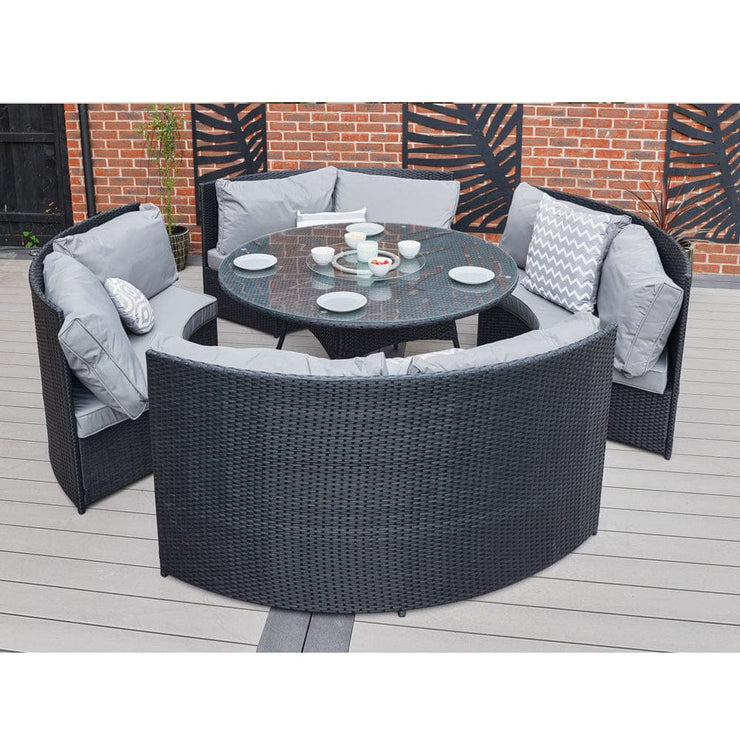 Rosen 8 Seater Round Rattan Garden Furniture Set