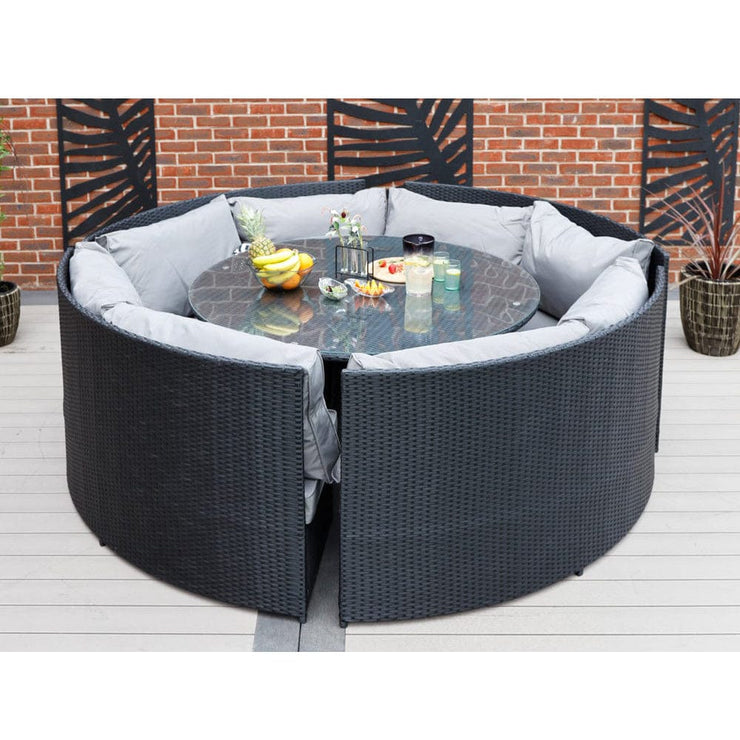 Rosen 8 Seater Round Rattan Garden Furniture Set