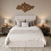 Velvet Upholstered Lift Up Ottoman Bed Frame with 3 Drawers Double Bed