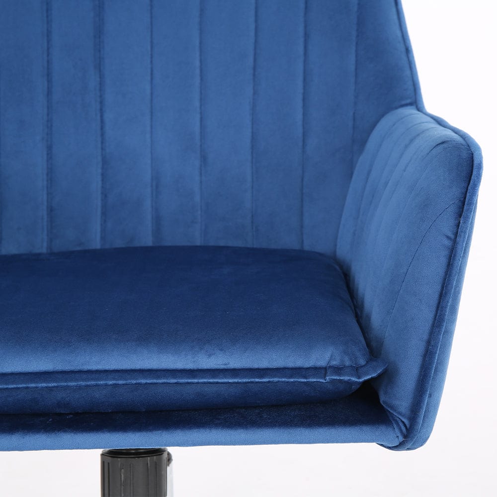 Melton Office Chair Upholstered Velvet Channel Tufted