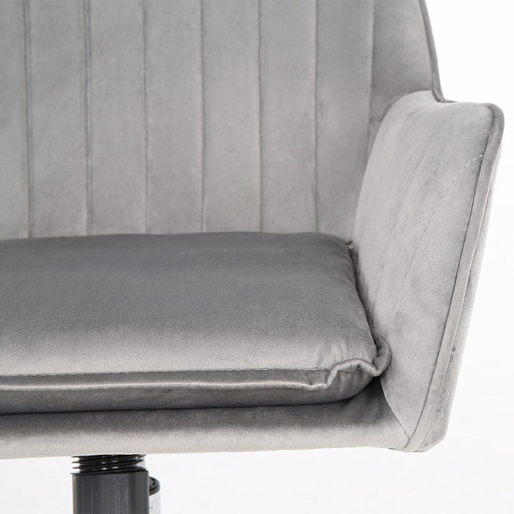 Melton Office Chair Upholstered Velvet Channel Tufted