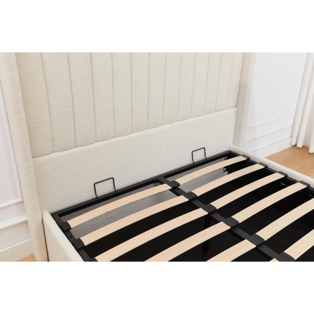 Russell Pneumatic Ottoman Storage Bed Double / King Bed Lift Up Storage Bed Frame