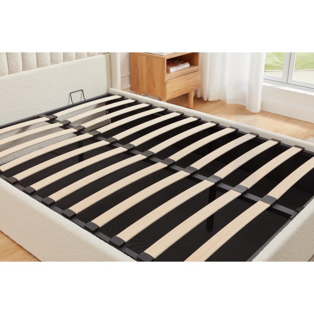 Russell Pneumatic Ottoman Storage Bed Double / King Bed Lift Up Storage Bed Frame