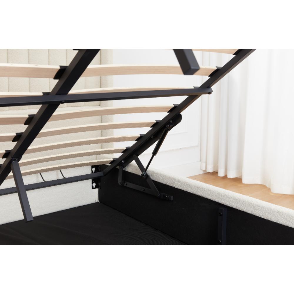 Russell Pneumatic Ottoman Storage Bed Double / King Bed Lift Up Storage Bed Frame