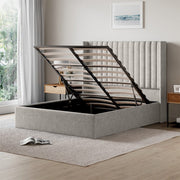 Russell Pneumatic Ottoman Storage Bed Double / King Bed Lift Up Storage Bed Frame