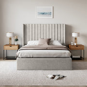 Russell Pneumatic Ottoman Storage Bed Double / King Bed Lift Up Storage Bed Frame