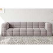 Sofa Ottoman Foam Boucle Sofa LaTeX Suite I Taupe