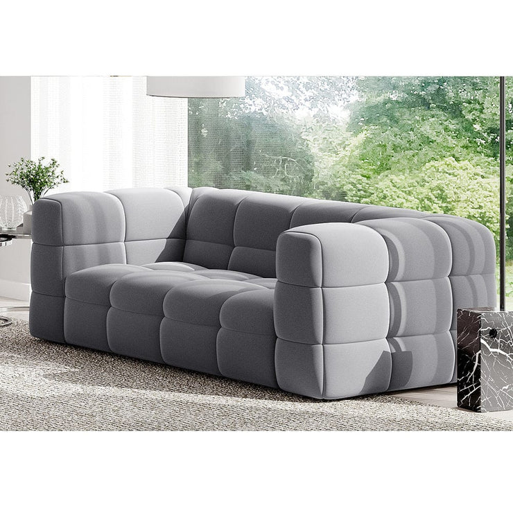 Sofa Ottoman Foam Boucle Sofa LaTeX Suite I Liath