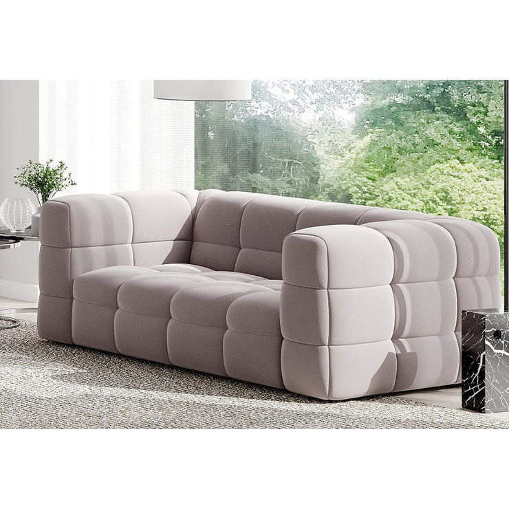 Sofa Ottoman Foam Boucle Sofa LaTeX Suite I Taupe