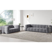 Sofa Ottoman Foam Boucle Sofa LaTeX Suite I Liath