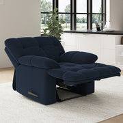 Sleek Velvet Recliner Armchair Manual Or Electric Option