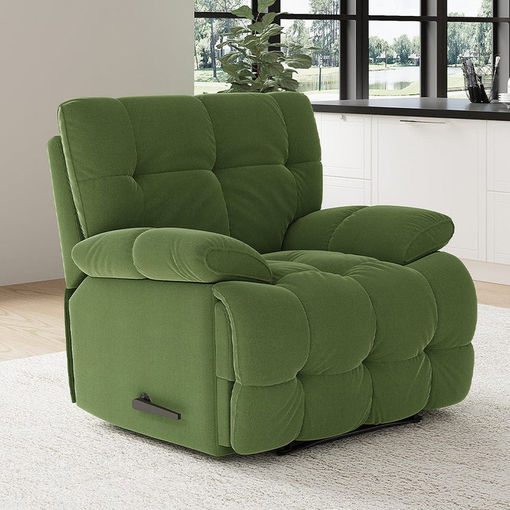 Sleek Velvet Recliner Armchair Manual Or Electric Option