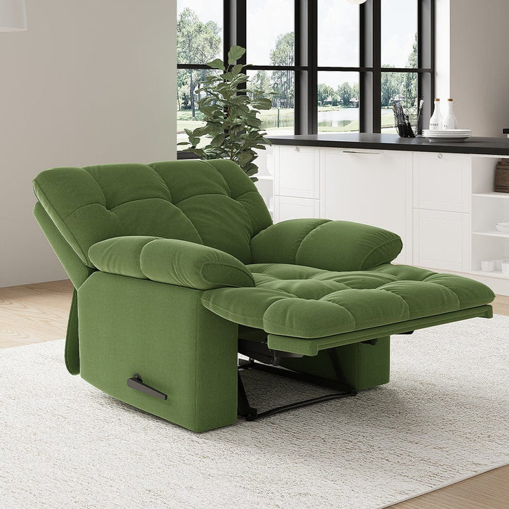 Sleek Velvet Recliner Armchair Manual Or Electric Option