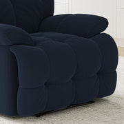 Sleek Velvet Recliner Armchair Manual Or Electric Option