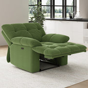 Sleek Velvet Recliner Armchair Manual Or Electric Option