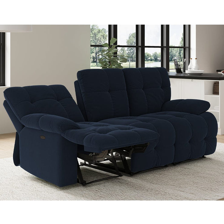 Sleek Velvet 3+1 Recliner Sofa Set Manual Or Electric Option